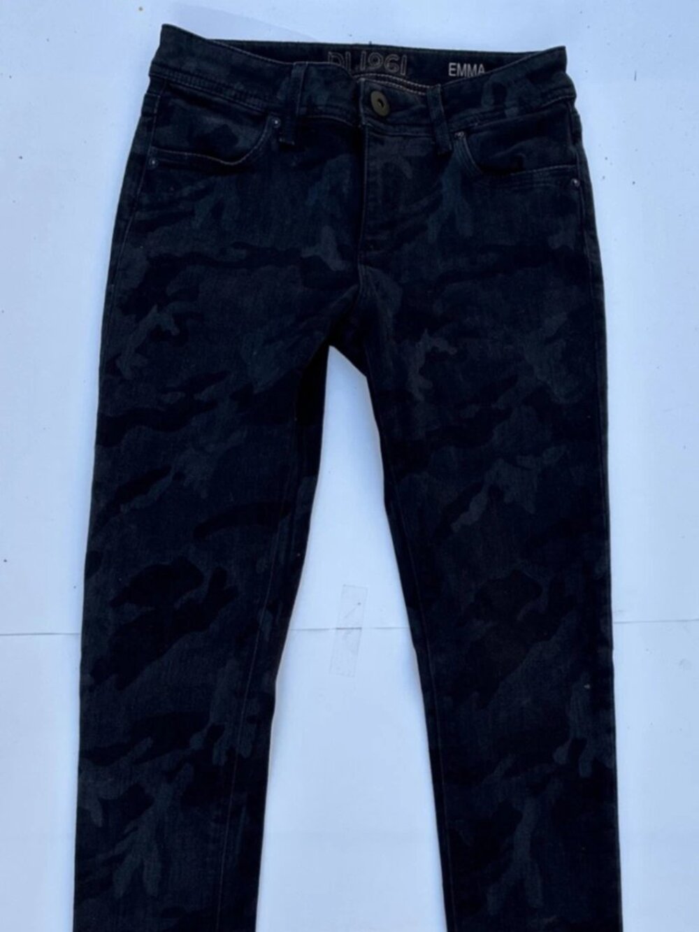 DL1961 Emma Legging Burbank Low Rise Stretch Denim Blue Jeans - Size 26